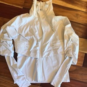 White lululemon jacket